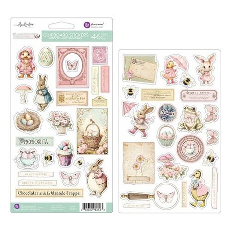 Prima Marketing Inc Sweet Spring Chipboard Stickers (982133)