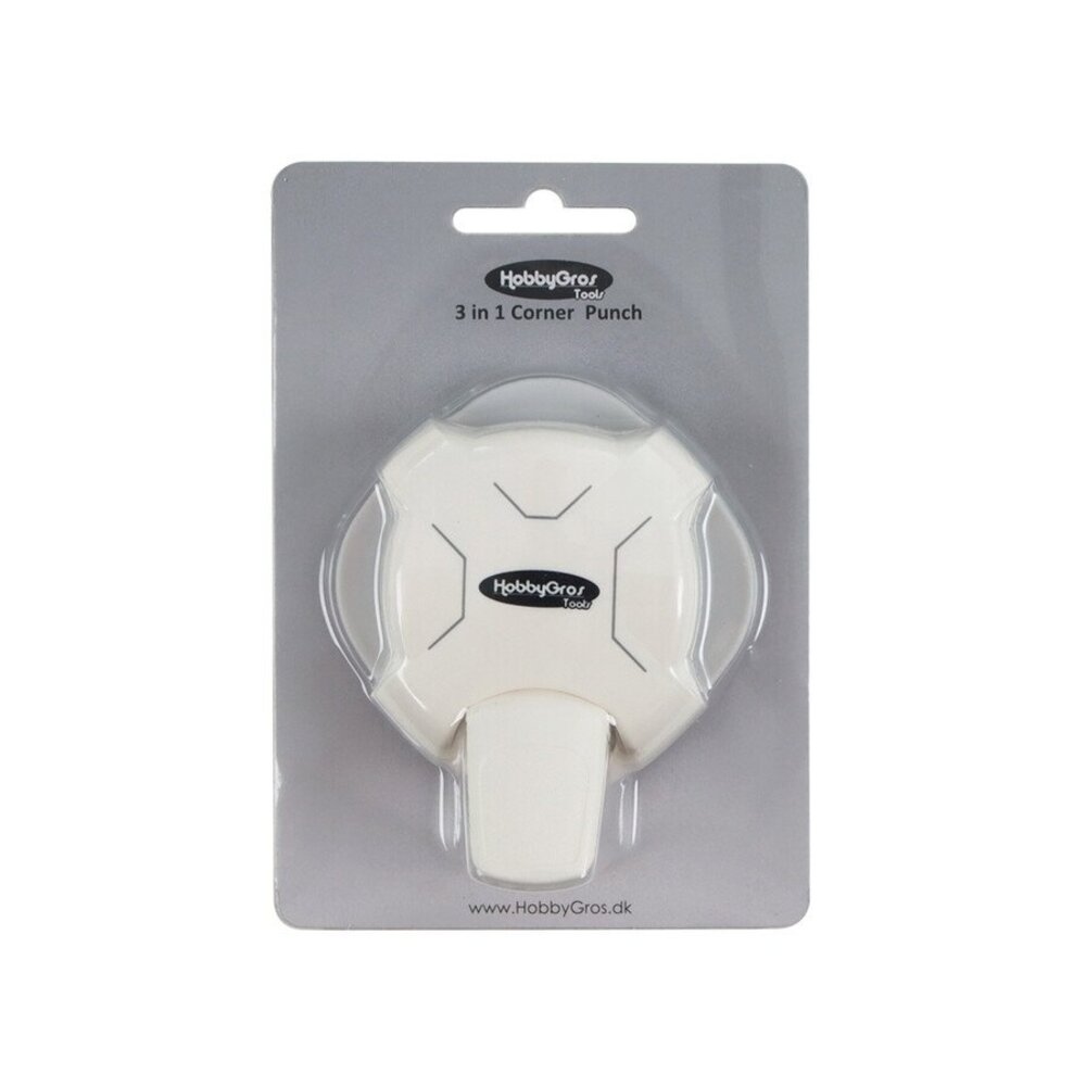 HobbyGros 3-in-1 Corner Punch (HGT043) HobbyGros 3-in-1 Corner Punch (HGT043)
