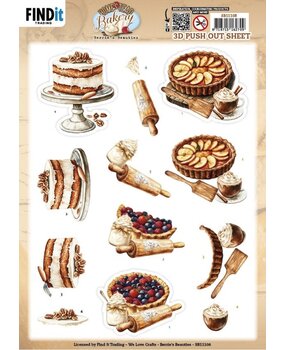 Berrie's Beauties Homestead Bakery 3D Push Out Pie Bliss (SB11108)