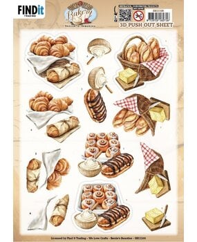 Berrie's Beauties Homestead Bakery 3D Push Out Fresh Basket (SB11109)