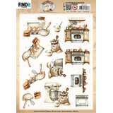 Berrie's Beauties Homestead Bakery 3D Push Out Kitchen Prep (SB11110)
