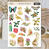 Plan & Plot Studio Antique Collage 2 Stickers (0326-2)