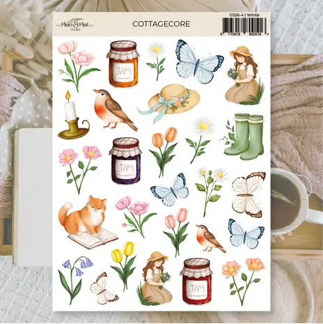 Plan & Plot Studio Cottagecore Stickers (0326-4) Plan & Plot Studio Cottagecore Stickers (0326-4)