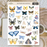 Plan & Plot Studio Butterflies & Moths Stickers (0326-12)