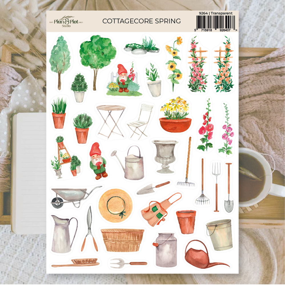 Plan & Plot Studio Cottagecore Spring Stickers (9264)