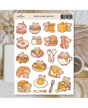 Plan & Plot Studio Bear & Breakfast Stickers (9274)