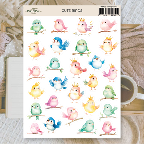 Plan & Plot Studio Cute Birds Stickers (9276) Plan & Plot Studio Cute Birds Stickers (9276)