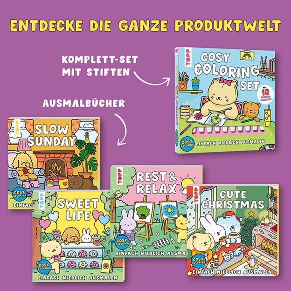 Topp Cosy Coloring Sweet Life (28242)