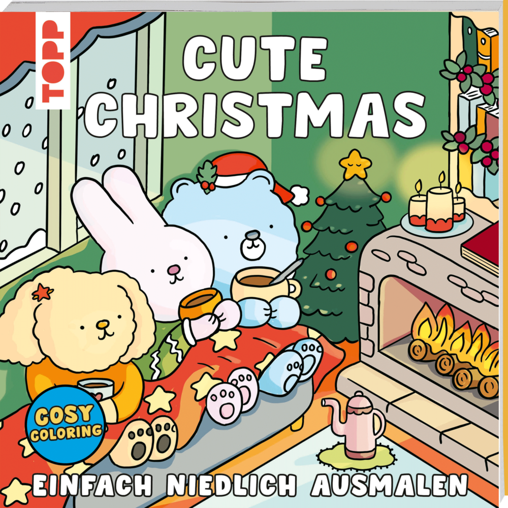 Topp Cosy Coloring Cute Christmas (28244)