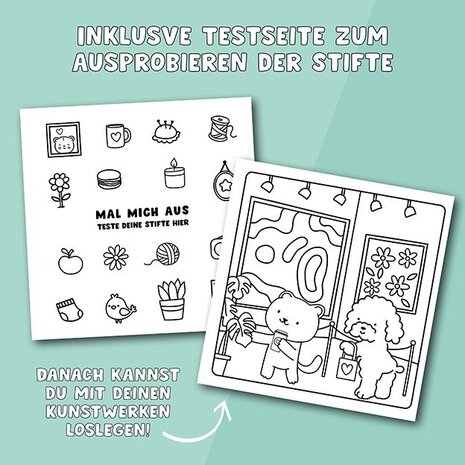 Topp Cosy Coloring Cotton Candy + 10 Alcohol Markers (18754)