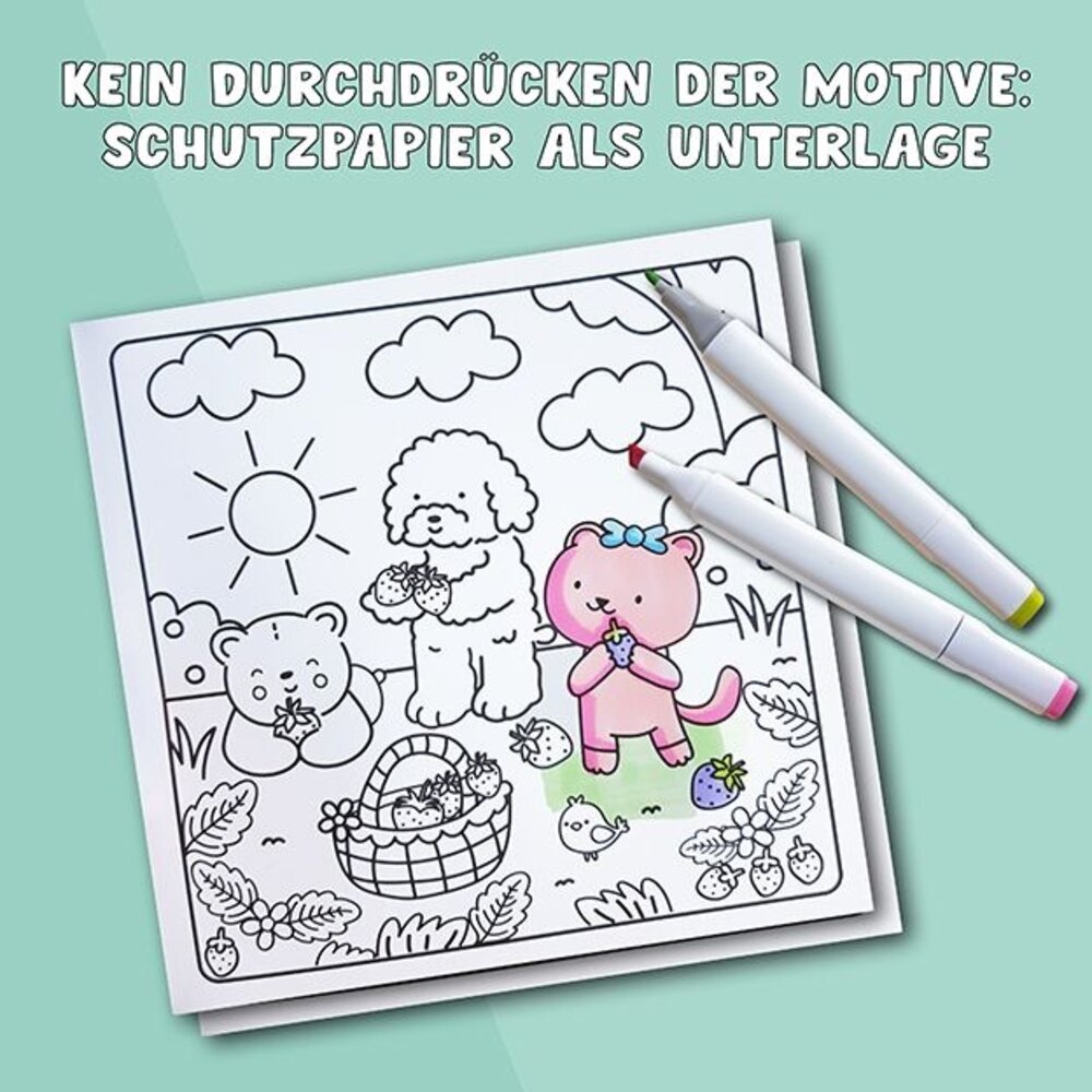 Topp Cosy Coloring Cotton Candy + 10 Alcohol Markers (18754)