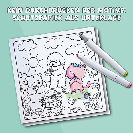 Topp Cosy Coloring Cotton Candy + 10 Alcohol Markers (18754)