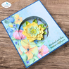 Elizabeth Craft Designs Beautiful Blooms A6 Clear Stamps Bloom Sentiments (CS450)