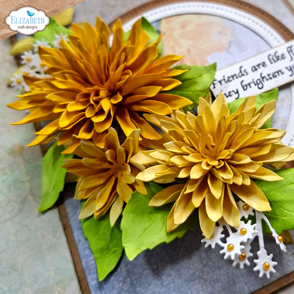 Elizabeth Craft Designs Beautiful Blooms Dies Dahlia (2346)
