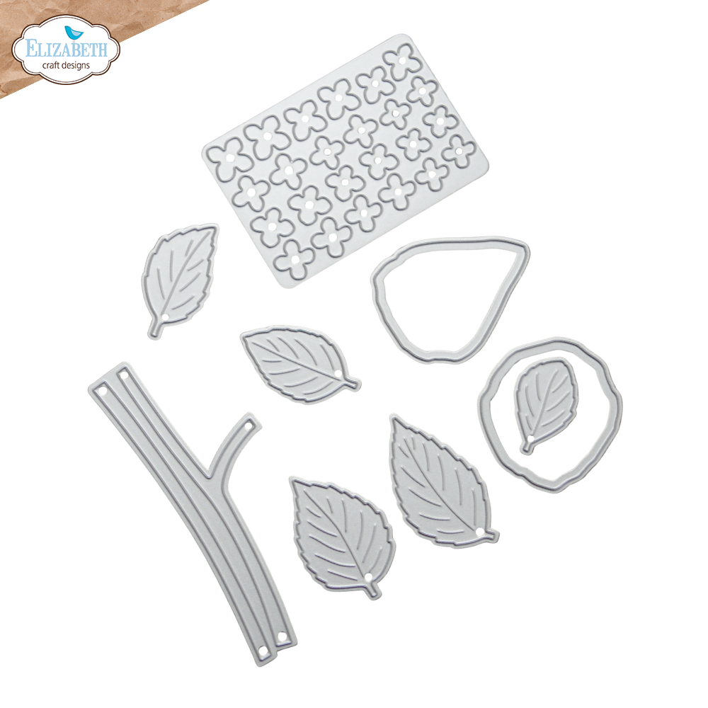 Elizabeth Craft Designs Beautiful Blooms Dies Panicle Hydrangea (2348)