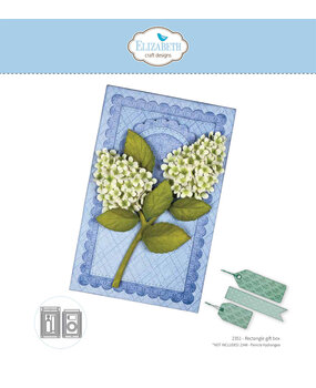 Elizabeth Craft Designs Beautiful Blooms Dies Rectangle Gift Box (2351)