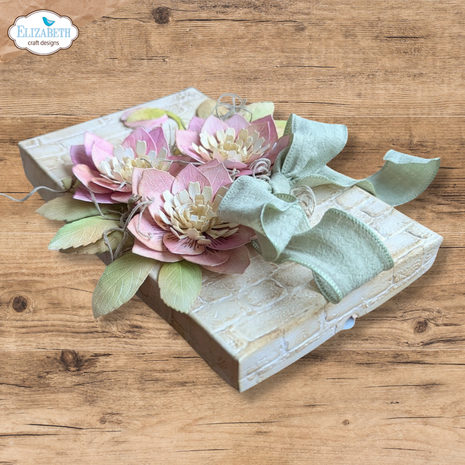 Elizabeth Craft Designs Beautiful Blooms Dies Rectangle Gift Box (2351)