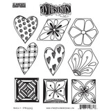 Ranger PRE-ORDER Dylusions Block It Cling Stamps (DYR10042)