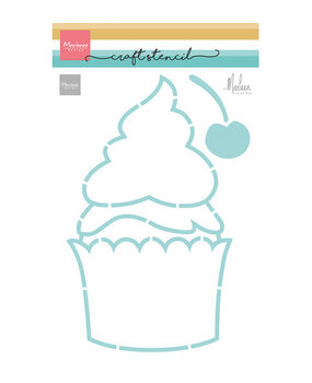 Marianne Design PRE-ORDER Craft Stencil A5 Cup Cake (PS8194)