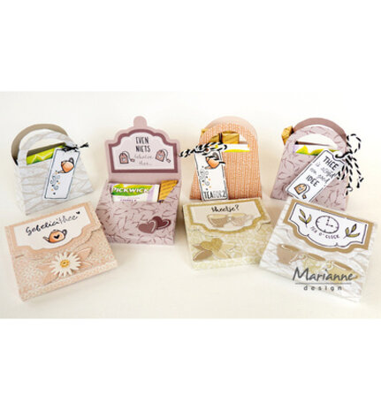 Marianne Design PRE-ORDER Craft Stencil Handbag (PS8195)