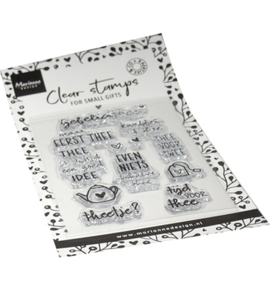 Marianne Design PRE-ORDER Clear Stamps Thee voor twee (CS1191)