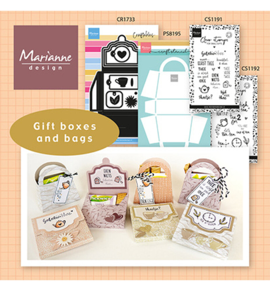 Marianne Design Clear Stamps Thee voor twee (CS1191) Marianne Design Clear Stamps Thee voor twee (CS1191)