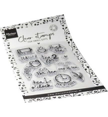 Marianne Design PRE-ORDER Clear Stamps Time for Tea (CS1192)
