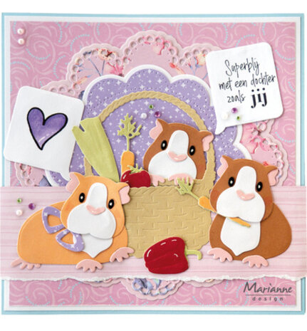 Marianne Design PRE-ORDER Collectables Eline's Guinea Pig (COL1589)