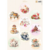 Marianne Design Knipvel A4 Circles Teatime (VK9648)