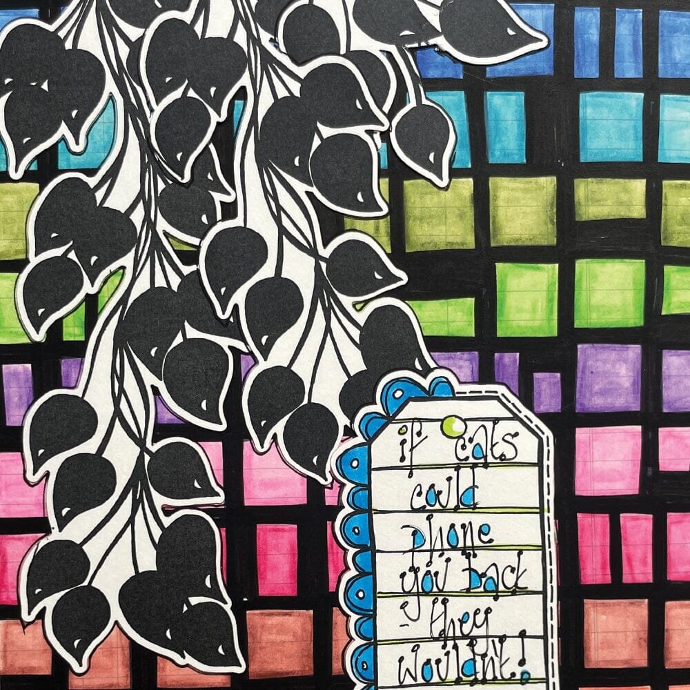 Ranger PRE-ORDER Dylusions The Bolder The Leaf Cling Stamps (DYR10044)