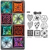 Ranger PRE-ORDER Dylusions Block It Cling Stamps (DYR10042)