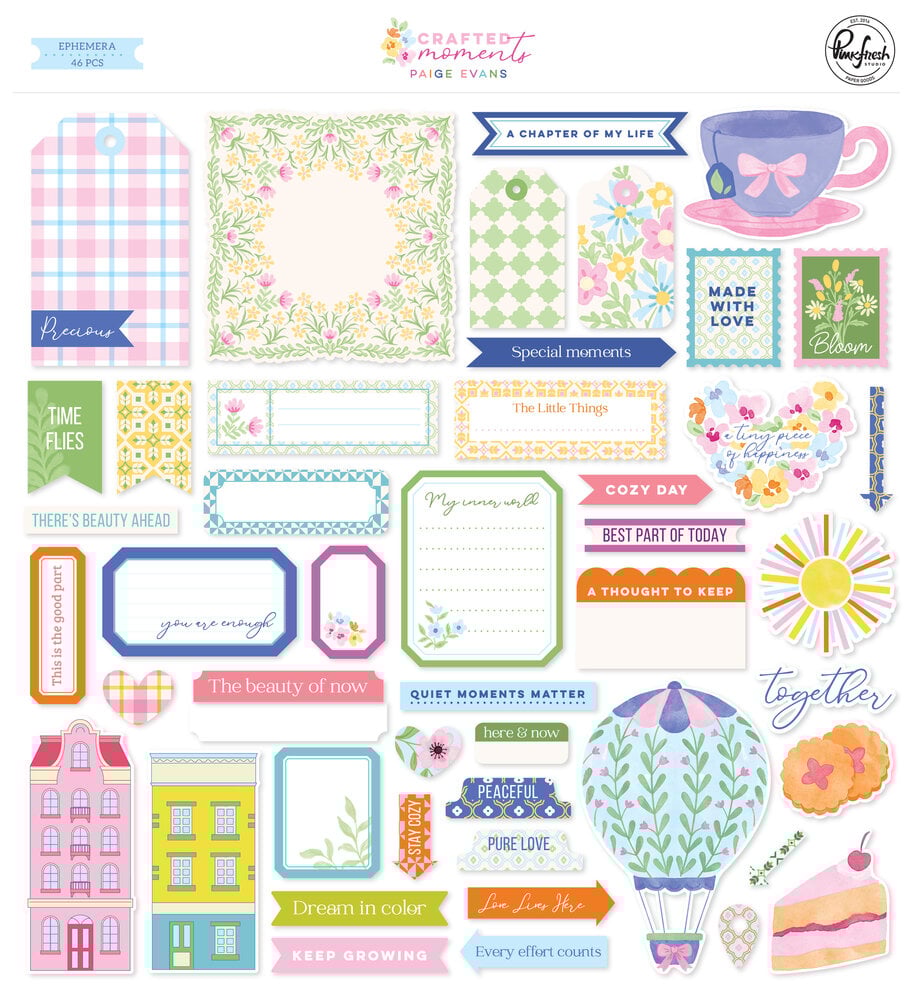 Pinkfresh Studio PRE-ORDER Crafted Moments Ephemera (317726)