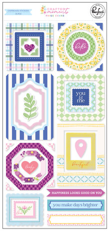 Pinkfresh Studio PRE-ORDER Crafted Moments Chipboard Stickers (317926)