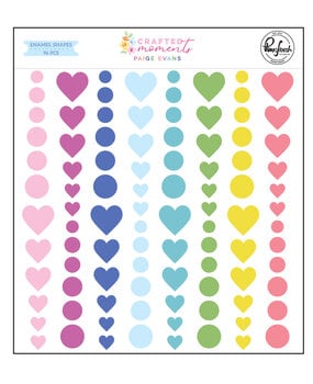 Pinkfresh Studio PRE-ORDER Crafted Moments Enamel Shapes (318326)