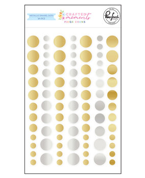 Pinkfresh Studio PRE-ORDER Crafted Moments Metallic Enamel Dots (318426)