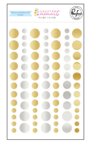 Pinkfresh Studio PRE-ORDER Crafted Moments Metallic Enamel Dots (318426)