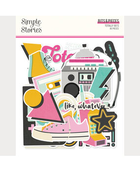 Simple Stories PRE-ORDER Totally 80's Bits & Pieces (26709)