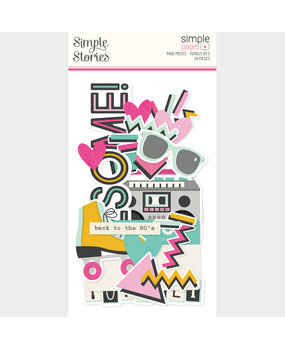 Simple Stories Totally 80's Simple Pages Pieces (26713)