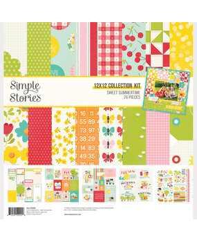 Simple Stories PRE-ORDER Sweet Summertime 12x12 Inch Collection Kit (26800) Simple Stories PRE-ORDER Sweet Summertime 12x12 Inch Collection Kit (26800)
