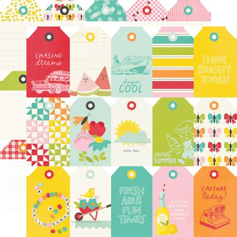 Simple Stories PRE-ORDER Sweet Summertime 12x12 Inch Collection Kit (26800) Simple Stories PRE-ORDER Sweet Summertime 12x12 Inch Collection Kit (26800)