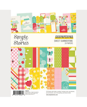Simple Stories PRE-ORDER Sweet Summertime 6x8 Inch Paper Pad (26816) Simple Stories PRE-ORDER Sweet Summertime 6x8 Inch Paper Pad (26816)