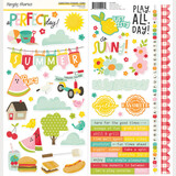 Simple Stories PRE-ORDER Sweet Summertime Cardstock Stickers Icons (26802)