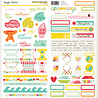 Simple Stories PRE-ORDER Sweet Summertime Cardstock Stickers Basics (26803)