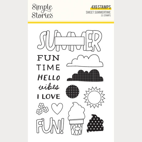 Simple Stories PRE-ORDER Sweet Summertime Stamps (26817) Simple Stories PRE-ORDER Sweet Summertime Stamps (26817)