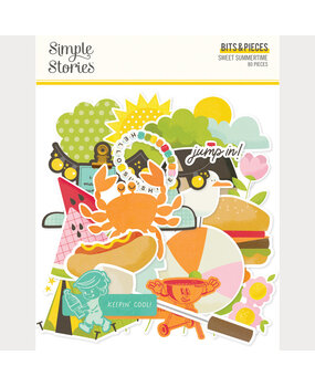 Simple Stories PRE-ORDER Sweet Summertime Bits & Pieces (26819)
