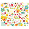 Simple Stories PRE-ORDER Sweet Summertime Floral Bits (26821)