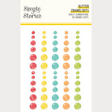Simple Stories PRE-ORDER Sweet Summertime Glitter Enamel Dots (26824)