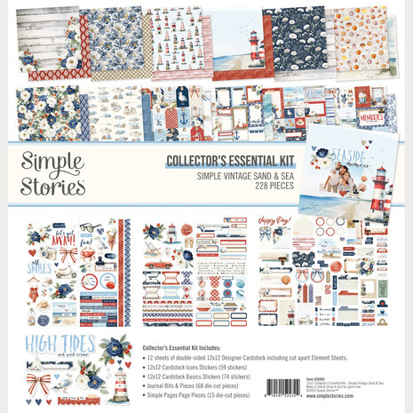 Simple Stories Simple Vintage Sand & Sea Collectors Essentials Kit (26901) Simple Stories Simple Vintage Sand & Sea Collectors Essentials Kit (26901)