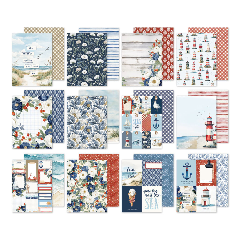 Simple Stories Simple Vintage Sand & Sea 6x8 Inch Paper Pad (26923) Simple Stories Simple Vintage Sand & Sea 6x8 Inch Paper Pad (26923)