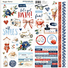 Simple Stories PRE-ORDER Simple Vintage Sand & Sea Cardstock Stickers Icons (26902)